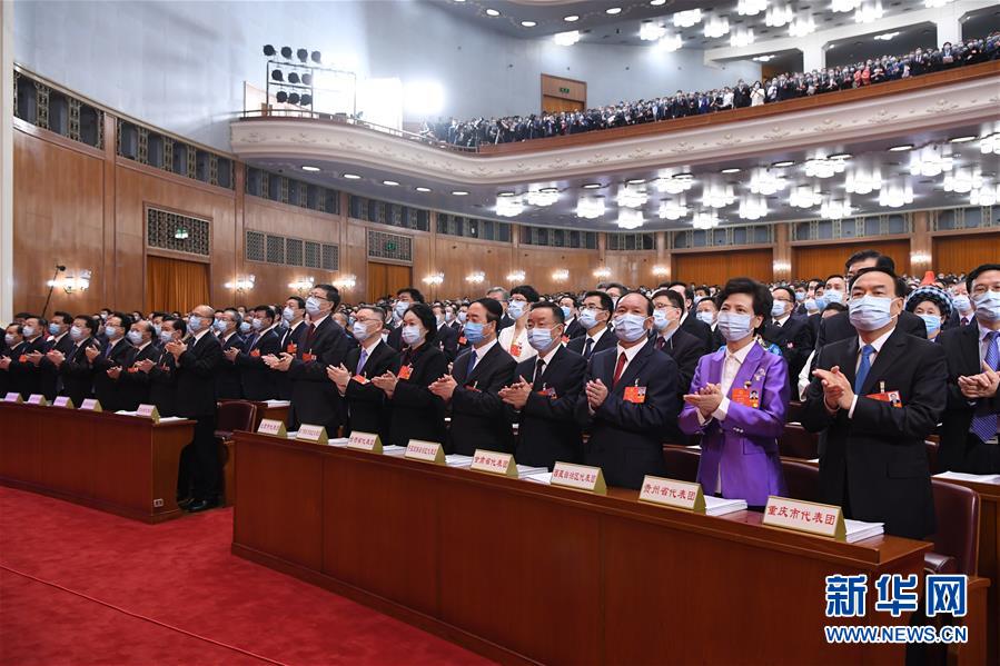 5月22日，第十三屆全國人民代表大會第三次會議在北京人民大會堂開幕。 