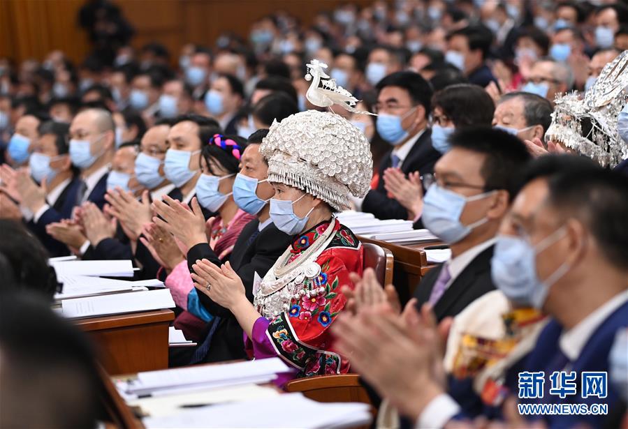 5月22日，第十三屆全國人民代表大會第三次會議在北京人民大會堂開幕。 