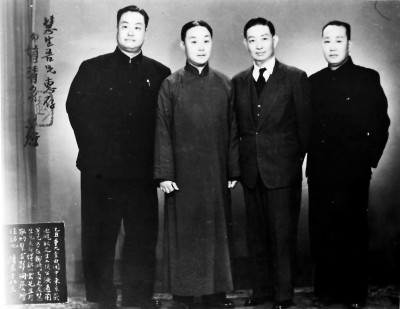 京劇“四大名旦”合影（左起：程硯秋、尚小云、梅蘭芳、荀慧生） 資料圖片